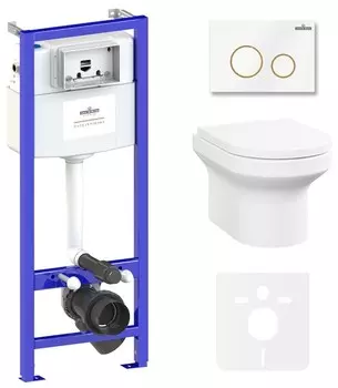 Комплект инсталляции Lavinia Boho Relfix Grance Hill Rimless 87561025 (состоит из 38010010, 38050804, 3307101R, 33290700)