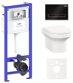 Комплект инсталляции Lavinia Boho Relfix Grance Hill Rimless 87561004 (состоит из 38010010, 380501MB, 3307101R, 33290700)