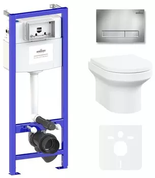 Комплект инсталляции Lavinia Boho Relfix Grance Hill Rimless 87561002 (состоит из 38010010, 3805001C, 3307101R, 33290700)