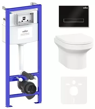 Комплект инсталляции Lavinia Boho Relfix Grance Hill Rimless 87561010 (состоит из 38010010, 3805003B, 3307101R, 33290700)