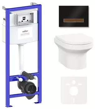 Комплект инсталляции Lavinia Boho Relfix Grance Hill Rimless 87561020 (состоит из 38010010, 38050702, 3307101R, 33290700)