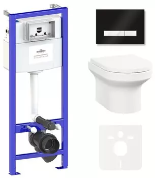 Комплект инсталляции Lavinia Boho Relfix Grance Hill Rimless 87561019 (состоит из 38010010, 38050701, 3307101R, 33290700)