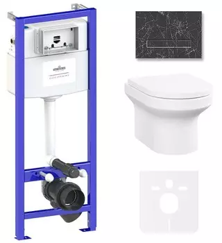 Комплект инсталляции Lavinia Boho Relfix Grance Hill Rimless 87561026 (состоит из 38010010, 38050901, 3307101R, 33290700)