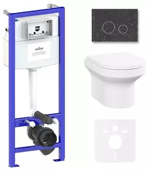 Комплект инсталляции Lavinia Boho Relfix Grance Hill Rimless 87561027 (состоит из 38010010, 38050902, 3307101R, 33290700)