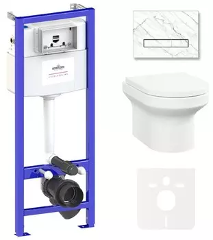 Комплект инсталляции Lavinia Boho Relfix Grance Hill Rimless 87561028 (состоит из 38010010, 38050903, 3307101R, 33290700)