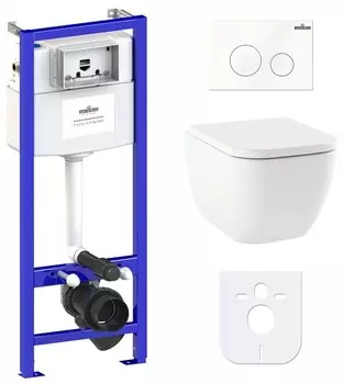 Комплект инсталляции Lavinia Boho Relfix One Rimless 77040077 (состоит из 3302103R, 33290200, 38010010, 3805002W)