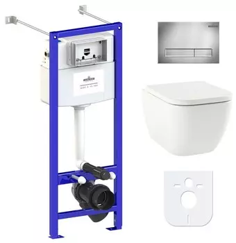 Комплект инсталляции Lavinia Boho Relfix One Rimless 77050158 (состоит из 3302103R, 33290200, 38010020, 3805001C)