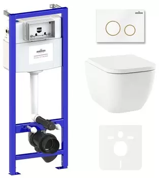 Комплект инсталляции Lavinia Boho Relfix One Rimless 75110115 (состоит из 38010010, 38050804, 3302103R, 33290200)