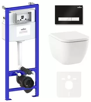 Комплект инсталляции Lavinia Boho Relfix One Rimless 75110106 (состоит из 38010010, 38050601, 3302103R, 33290200)