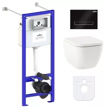 Комплект инсталляции Lavinia Boho Relfix One Rimless 77050166 (состоит из 3302103R, 33290200, 38010020, 3805003B)