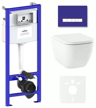 Комплект инсталляции Lavinia Boho Relfix One Rimless 75110105 (состоит из 38010010, 3805005V, 3302103R, 33290200)