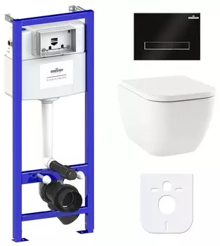 Комплект инсталляции Lavinia Boho Relfix One Rimless 77040082 (состоит из 3302103R, 33290200, 38010010, 3805003B)