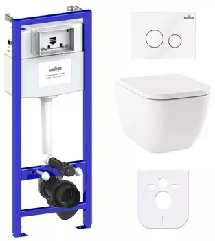 Комплект инсталляции Lavinia Boho Relfix One Rimless 77040083 (состоит из 3302103R, 33290200, 38010010, 3805004W)