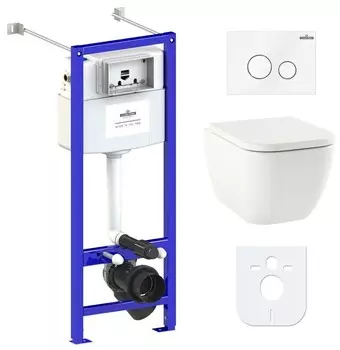 Комплект инсталляции Lavinia Boho Relfix One Rimless 77050167 (состоит из 3302103R, 33290200, 38010020, 3805004W)