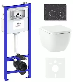 Комплект инсталляции Lavinia Boho Relfix One Rimless 75110117 (состоит из 38010010, 38050902, 3302103R, 33290200)