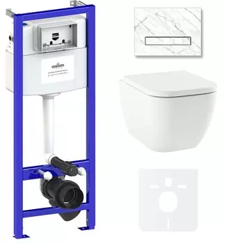 Комплект инсталляции Lavinia Boho Relfix One Rimless 75110118 (состоит из 38010010, 38050903, 3302103R, 33290200)