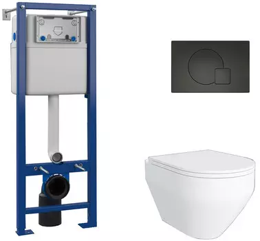 Комплект инсталляции Maretti CA29EL56052 (3в1: унитаз CA10PBM29-844, инсталляция AC11P5211, кнопка AC12EL-560)