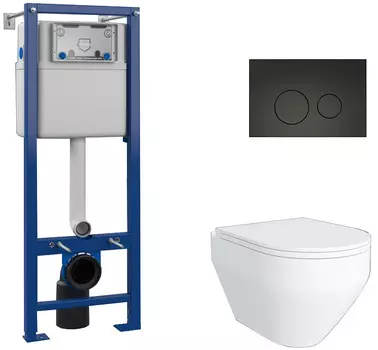 Комплект инсталляции Maretti CA29SF56052 (3в1: унитаз CA10PBM29-844, инсталляция AC11P5211, кнопка AC12SF-560)