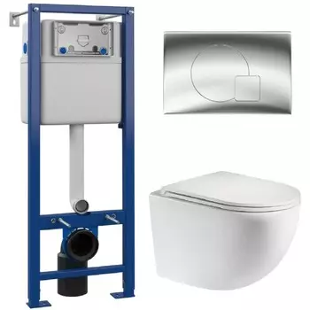 Комплект инсталляции Maretti EA73EL01552 (Комплект 3в1: унитаз EA10PBM73-844, инсталляция AC11P5211, кнопка AC12EL-015)