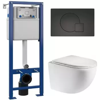 Комплект инсталляции Maretti EA73EL56052 (Комплект 3в1: унитаз EA10PBM73-844, инсталляция AC11P5211, кнопка AC12EL-560)