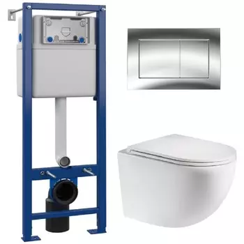 Комплект инсталляции Maretti EA73SF01552 (Комплект 3в1: унитаз EA10PBM73-844, инсталляция AC11P5211, кнопка AC12SF-015)