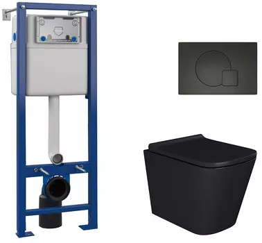 Комплект инсталляции Maretti UM51EL56052 (3в1: унитаз UM10PBM51-560, инсталляция AC11P5211, кнопка AC12EL-560)