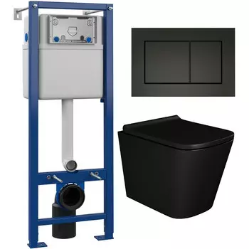 Комплект инсталляции Maretti UM51SF56052 (3в1: унитаз UM10PBM51-560, инсталляция AC11P5211, кнопка AC12SF-560)