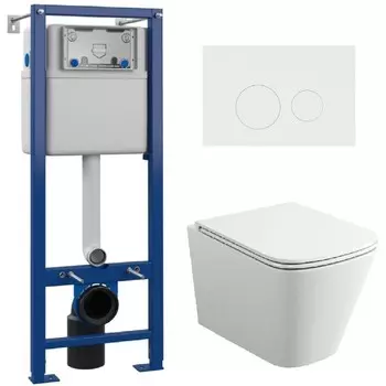 Комплект инсталляции Maretti UM76EA74052 (Комплект 3в1: унитаз UM10PBM76-844, инсталляция AC11P5211, кнопка AC12EA-740)