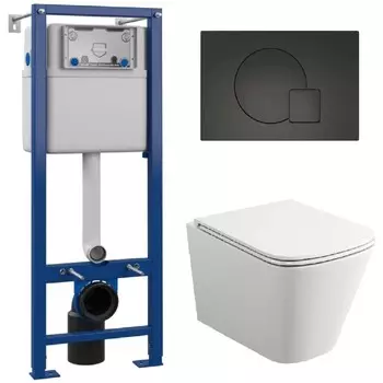 Комплект инсталляции Maretti UM76EL56052 (Комплект 3в1: унитаз UM10PBM76-844, инсталляция AC11P5211, кнопка AC12EL-560)