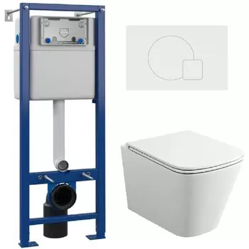 Комплект инсталляции Maretti UM76EL74052 (Комплект 3в1: унитаз UM10PBM76-844, инсталляция AC11P5211, кнопка AC12EL-740)