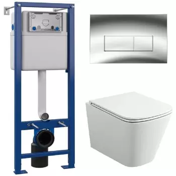 Комплект инсталляции Maretti UM76UM01552 (Комплект 3в1: унитаз UM10PBM76-844, инсталляция AC11P5211, кнопка AC12UM-015)