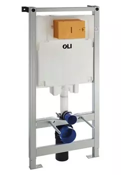 Комплект инсталляции OLI 80 (500*1150*120мм), механическая + Панель слива SLIM, хром глянец (300572mSl00)