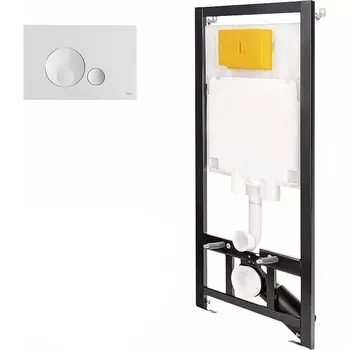 Комплект инсталляции OLI 886914GBO1 (Комплект: Инсталл. OLI 80 ECO, мех.+панель слива OLI Globe бел.)