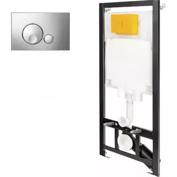 Комплект инсталляции OLI 886914GBOO (Комплект: Инсталл. OLI 80 ECO, мех.+панель слива OLI Globe хр.глянц.)