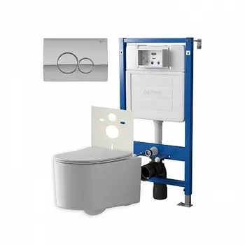 Комплект инсталляции Point Элемент PN45120 (+Клав. Виктория сатин/хром PN44061SC +Унитаз Веста PN41701)