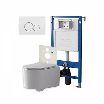 Комплект инсталляции Point Элемент PN45120 (+Клав. Виктория белый/хром PN44061WC + Унитаз Веста PN41701)