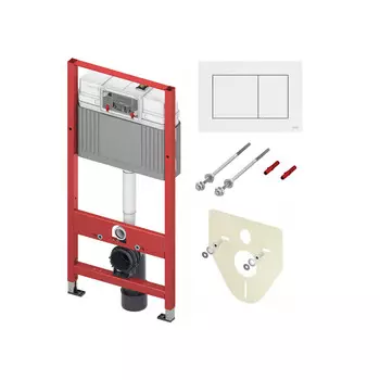 Комплект инсталляции Tece TECEbase 2.0 для подвесного унитаза с панелью смыва TECEnow Белая (9400413)