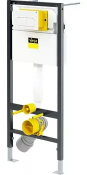 Комплект инсталляции Viega Prevista Dry модель 8524.11 для подвесного унитаза с клавишей смыва (792831)