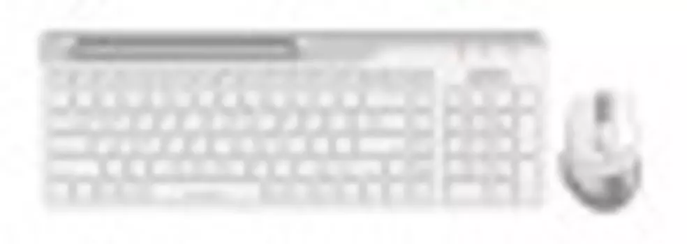 Комплект мыши и клавиатуры A4Tech Fstyler FB2535C белый/серый