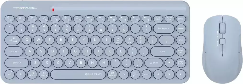 Комплект мыши и клавиатуры A4Tech Fstyler FG3200 Air синий/синий