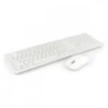Комплект мыши и клавиатуры Гарнизон GKS-140 белый