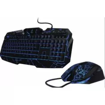 Комплект мыши и клавиатуры HAMA uRage Illumination черный (R1113768)