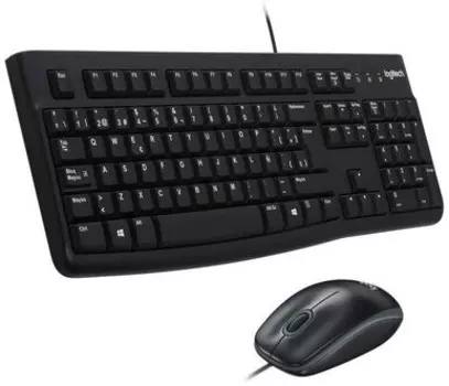 Комплект мыши и клавиатуры Logitech MK120 черный/серый (920-002562)
