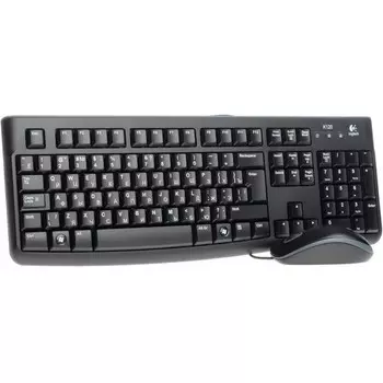 Комплект мыши и клавиатуры Logitech MK120 черный/серый (920-002562)