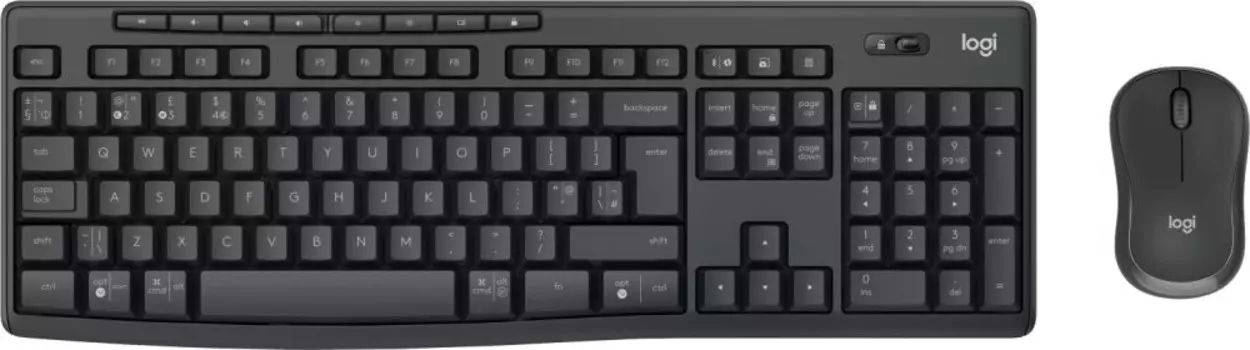 Комплект мыши и клавиатуры Logitech MK370 Combo черный (920-012077)