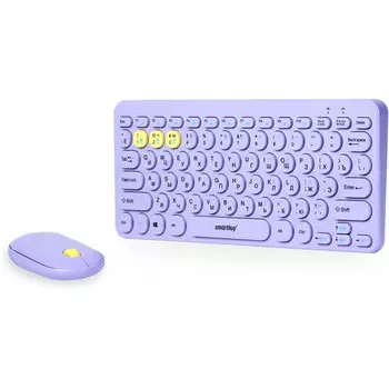 Комплект мыши и клавиатуры Smartbuy SBC-510590AG-V фиолетовый