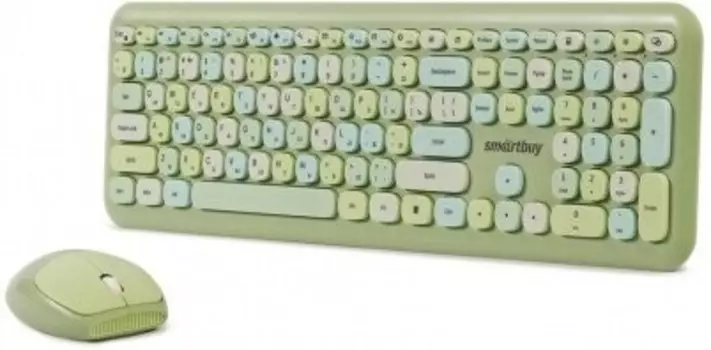 Комплект мыши и клавиатуры Smartbuy SBC-666395AG-G зеленый