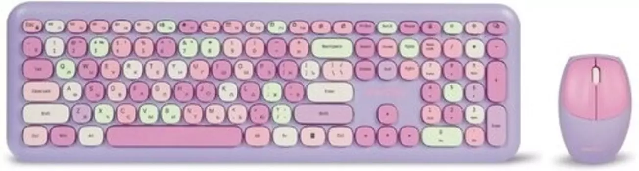 Комплект мыши и клавиатуры Smartbuy SBC-666395AG-V фиолетовый