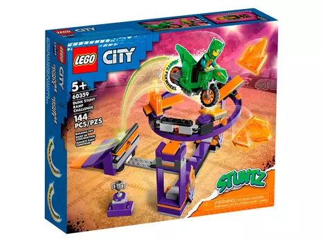 Конструктор Lego City Испытание каскадеров с трамплином и кольцом (60359)