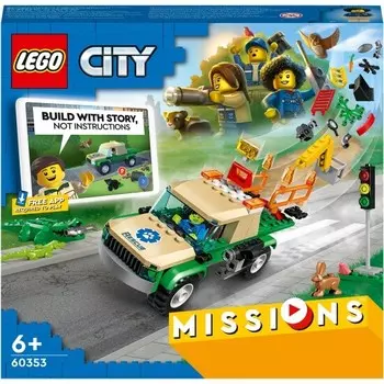 Конструктор Lego City Missions Wild Animal Rescue Missions (246дет.) (60353)